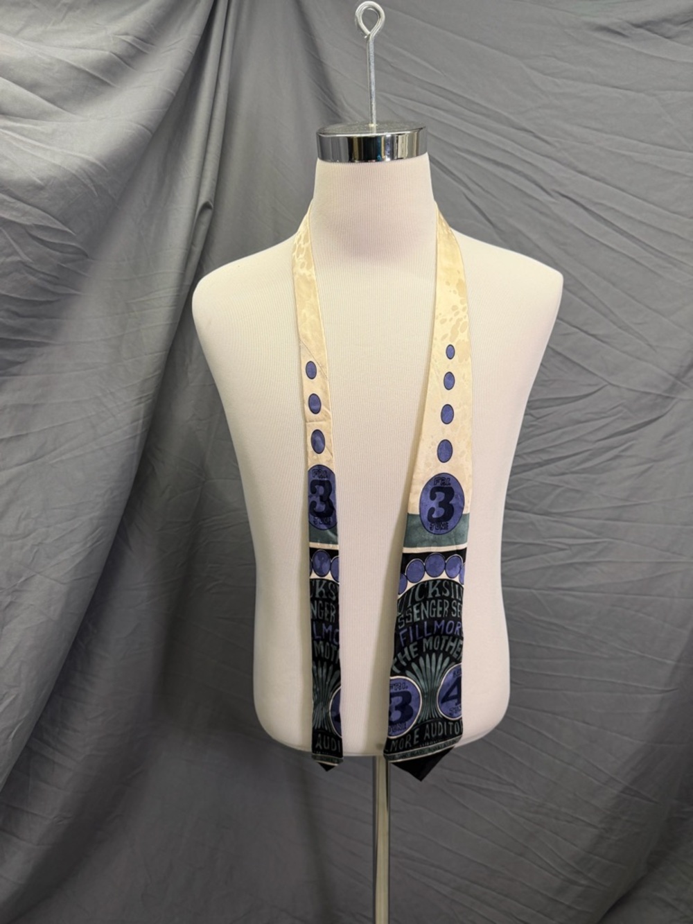 The Fillmore Poster Ties by Bill Graham- silk tie